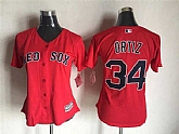 Women Boston Red Sox #34 David Ortiz Red New Cool Base Stitched Baseball Jersey,baseball caps,new era cap wholesale,wholesale hats